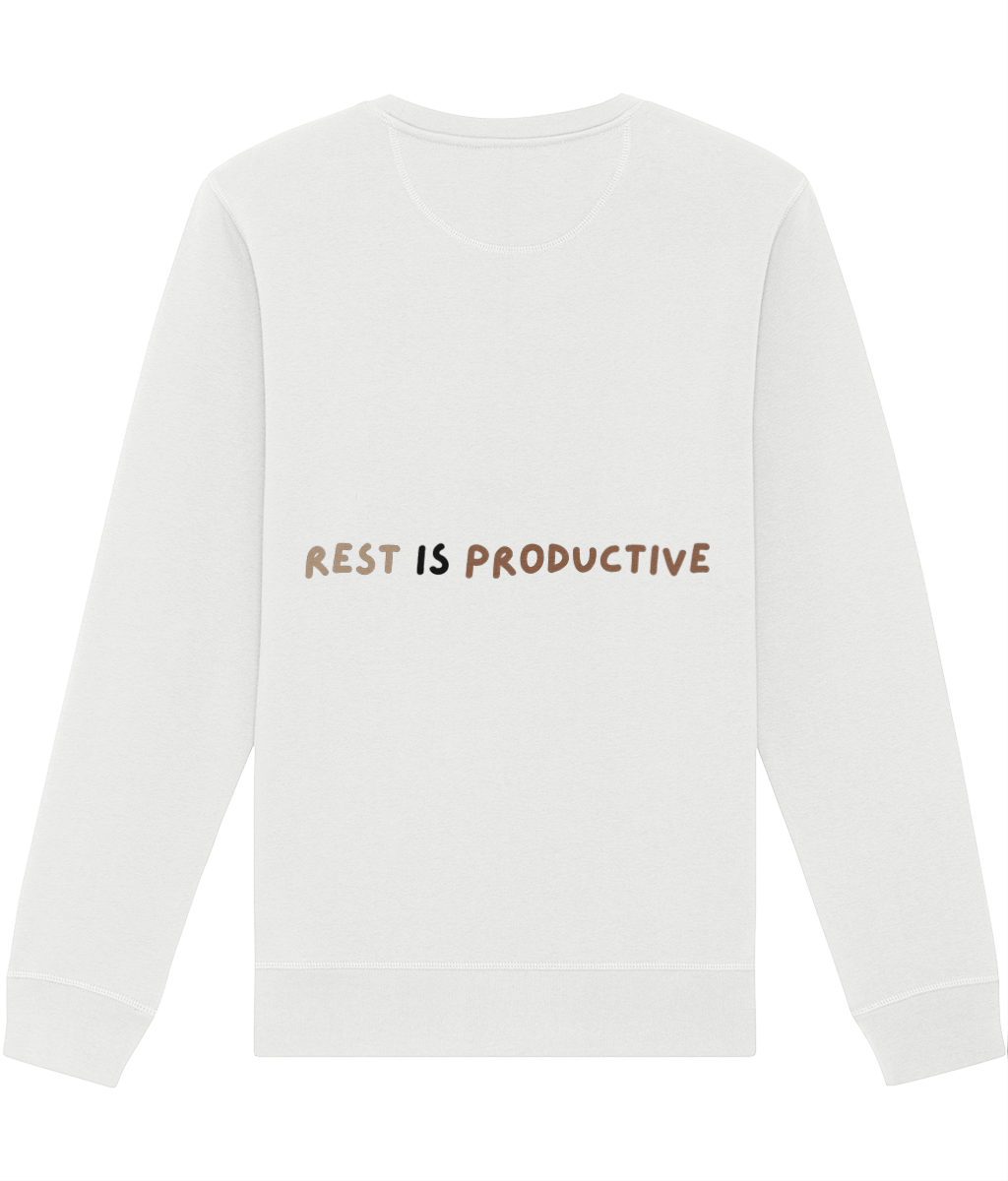 Sleepy Stanley Unisex Sweatshirt - Double Beige Logo – Rest is Productive