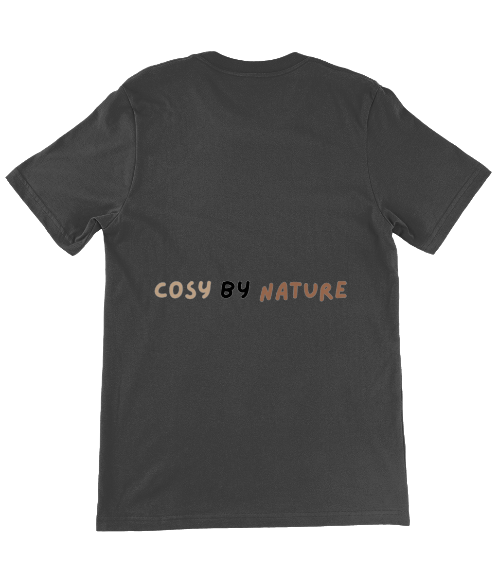 Sleepy Stanley Unisex T-Shirt - Double Beige Logo - Cosy by Nature