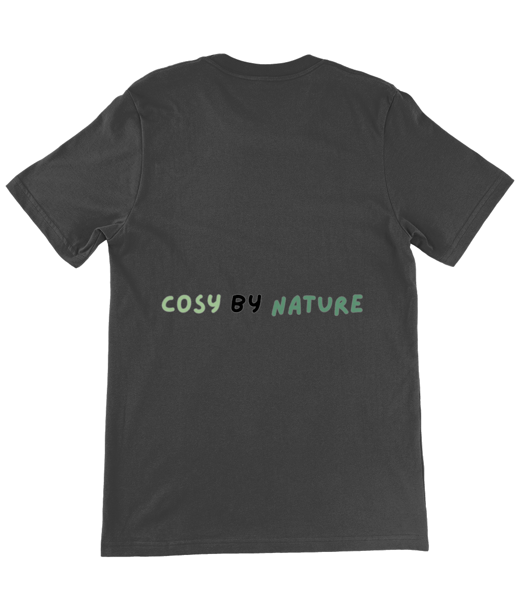 Sleepy Stanley Unisex T-Shirt - Double Green Logo - Cosy by Nature